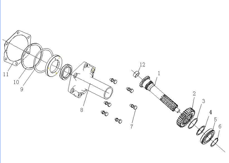 Input Shaft And Cover