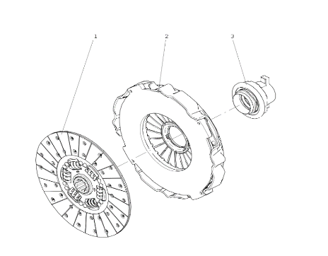 pull-type diaphragm spring clutch as